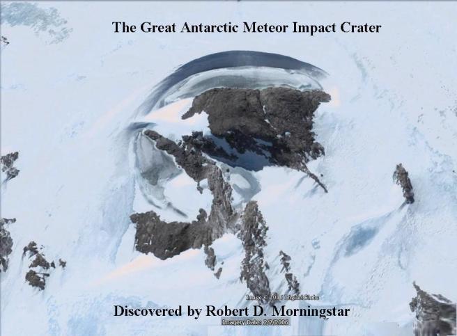 great antarctic impact crater - text