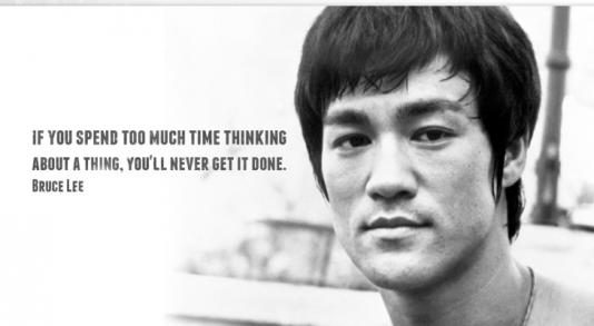 Bruce Lee - Too Much Thinking