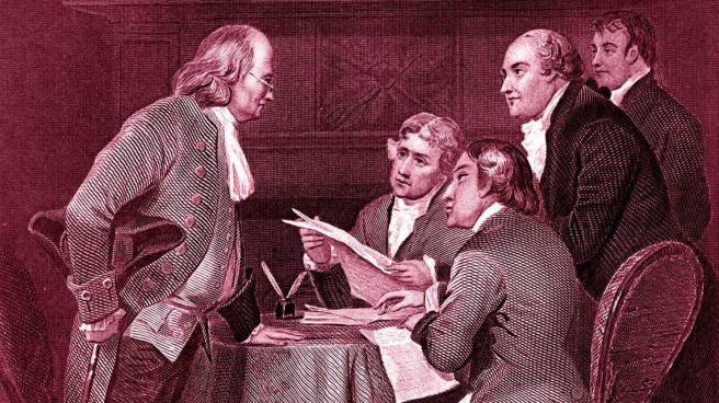 The Eyes of founding fathers declaration